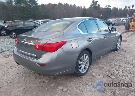 2015 Infiniti Q50 from USA, damaged, VIN JN1BV7AR1FM407698
